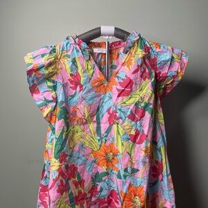 Colorful Floral Women Top